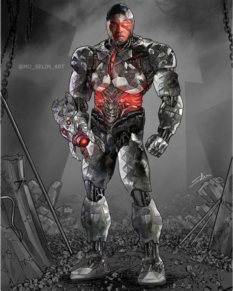 It looks as though ray fisher's days as cyborg in the dceu may be numbered. Mo Selim Art — Here is my completed Ray Fisher Cyborg ...