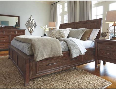 Take the hard part out of coordinating your bedroom furniture with one of coleman furniture's bedroom sets. Mardinny Bedroom at Ashley Furniture | Brown furniture ...