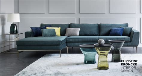 3 260,00 € dunbar sofa 3 seaters juke 45 blue fést. Christine Kröncke Sofa Longchair Lord Drifte Wohnform