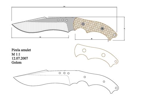 Here i have a whole bunch of templates from knives i have designed. אלבום - ‪Google+‬‏ | Knife template, Knife design