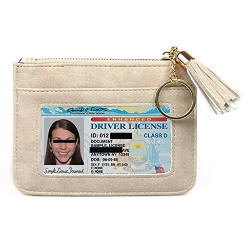 Download files and build them with your 3d printer, laser cutter, or cnc. Womens Leather Coin Purse Key Chain Credit Card Wallet Card Holder with Key Ring and ID Window ...