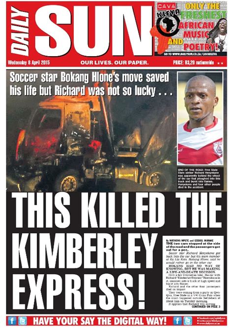 64 henry st, city centre, free state, 9301, south africa city of bloemfontein post office box: "This killed the Kimberley Express!" - Daily Sun ...