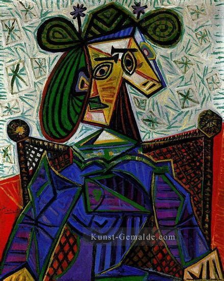 Pablo picasso a collection of seven exhibition posters comprising: Frau sitzen dans un fauteuil 1 1940 kubist Pablo Picasso ...