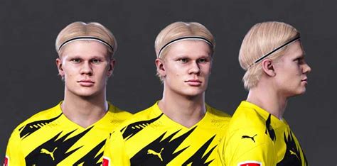 Pes 2021 erling haaland face by christian jr. PES 2021 Erling Haaland Update #18.04.21 by owen31, патчи ...