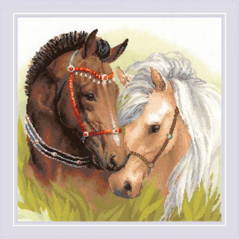 Check spelling or type a new query. Riolis Pair of Horses - Cross Stitch Kit - 123Stitch