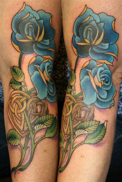 All tattoos here are done by captain bret. Celtic Roses by ~Phedre1985 on deviantART | Floral tattoo ...