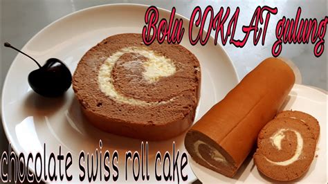 5 butir telur ayam 100 gram gula pasir 1/2 sendok teh cake emulsifer 75 gram tepung kedua,tambahkan margarin dan pasta coklat sambil terus diaduk satu arah hingga rata. Bolu Coklat gulung|Chocolate swiss roll cake |resep anti ...