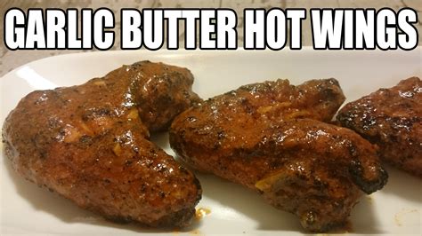 Serve with blue cheese and celery, if desired. Garlic Butter Hot Wings - Average Guy Gourmet