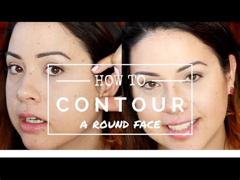 That makes the face look rounder. next, add a delicate touch of blush above your brows and in the center of your chin. How to Contour a Round Face | Samantha Ebreo - YouTube