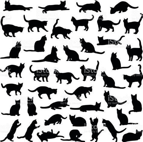 Cat silhouette illustration | Cat silhouette tattoos, Cat silhouette, Black cat silhouette