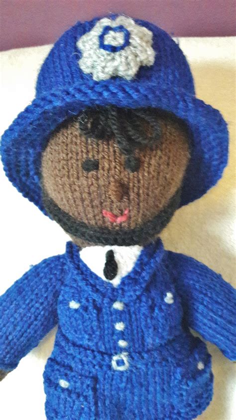 Can't decide which police officer gift you should get them? Police Officer knitted collectible multicultural figure ...