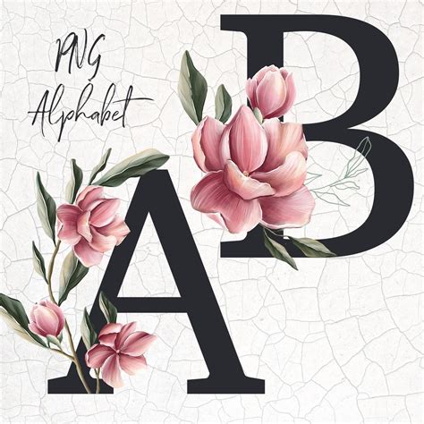 Fabric alphabet letters will tell you why they are the obvious choice for your advertising. Spring floral alphabet, magnolia alphabet, Floral ...