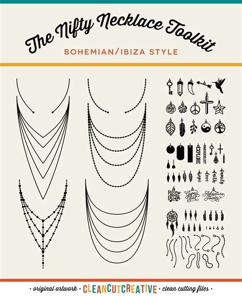 Free transparent t shirt vectors and icons in svg format. The Nifty NECKLACE TOOLKIT - Layered Necklace T-shirt SVG ...