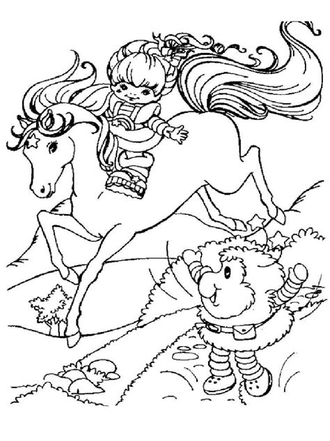 Thousands of free printable coloring pages for kids! Rainbow Brite coloring pages. Free Printable Rainbow Brite ...