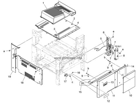 Notification of end of support products as of internet fax protocol tx: Parts Catalog > Konica-Minolta > bizhub 368e > page 1