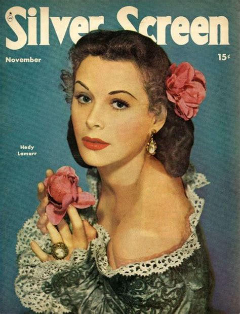 But in later years, she got addicted to plastic surgery. Silver Screen November 1946 / Hedy Lamarr www ...