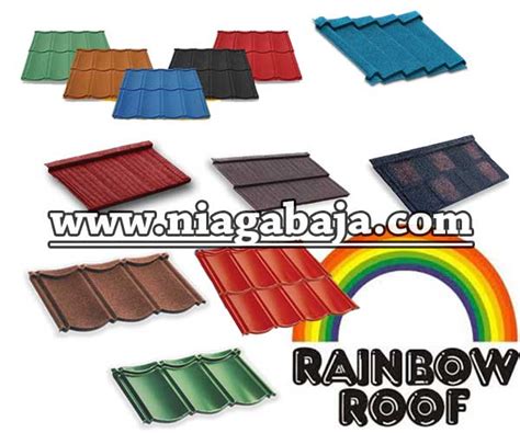 Genteng metal dikatakan memiliki daya tahan tinggi. HARGA GENTENG METAL RAINBOW ROOF PER LEMBAR 2020 | NIAGA BAJA