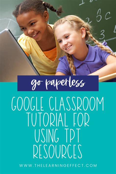 Google Classroom Tutorial for Using TpT Resources | The ...