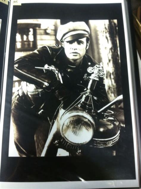 The wild one is a 1953 american film starring marlon brando. Vintage Marlon Brando Wild One motorcycle Poster Man Cave ...