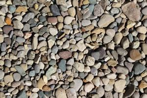 Brown, white, and tan coloration. Atlanta River Rock Supplier | Alpharetta Pea Gravel ...