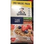 Serving size the instant oats have higher levels of vitamin a and the minerals iron and calcium. Quaker Instant Oatmeal, Variety Pack: Calories, Nutrition ...