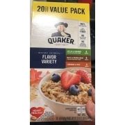 Overall, quaker is probably one of the better oatmeal makers and has been doing this for a long time. Quaker Instant Oatmeal, Variety Pack: Calories, Nutrition ...