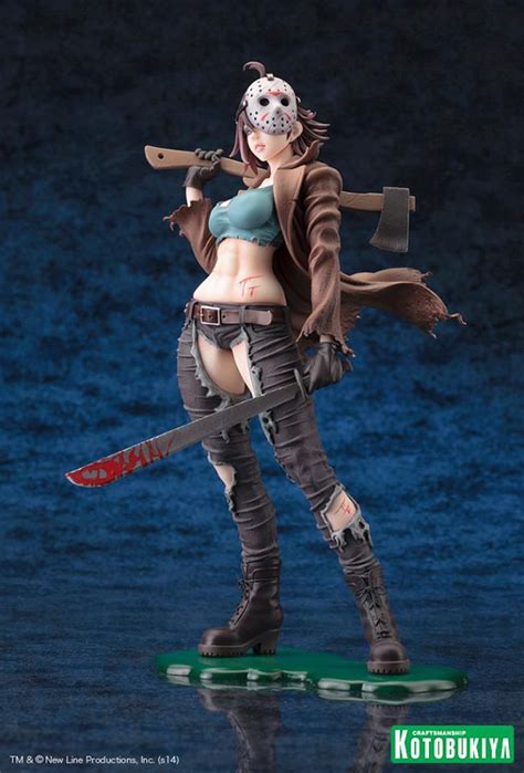 Take a look at the latest anime statues, manga figures, and video game collectibles to decorate your shelves or office desk. Crunchyroll - Kotobukiya Unveils Painted Jason Bishoujo Statue Pictures