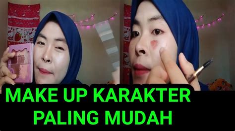 Untuk penggunaan eyeshadow, pilihlah warna senatural mungkin seperti warna cokelat muda atau. Cara make up karakter paling simple - YouTube