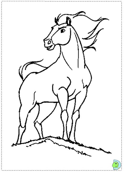 In this part dedicated to the wildlife we collected coloring pages with animals from. Spirit Coloring page- DinoKids.org