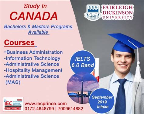 And since both english and french are spoken as official languages, many international students can fit right in. Study In CANADA 🇨🇦🇨🇦 ️ September 2019 Intake ️ IELTS 6.0 ...