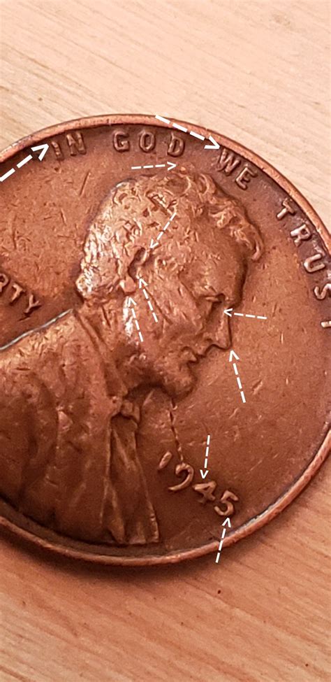 There so therefore your penny would be worth around three cents. Heavily damaged but incredible 1945 wheat penny. New find ...