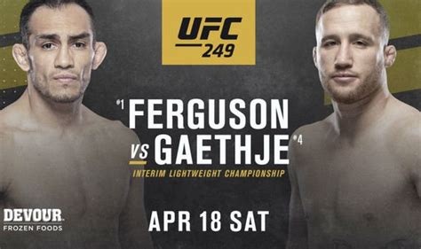 In the uk, ufc 259 is being broadcast live on bt sport 2, with coverage of the prelim fights beginning at 1am gmt on sunday morning. Conor McGregor called out after Justin Gaethje lands UFC ...