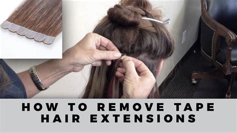 Your hair extension tape remover is an oil based product that will dissolve the glue that is holding your tape ins extension in place. How To Get Rid Of Your Tape In Hair Extensions Quickly?