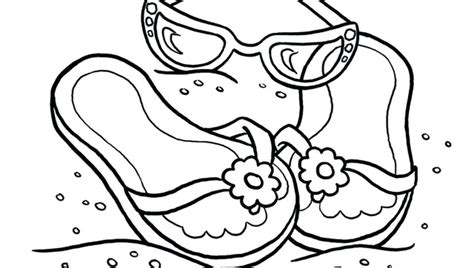 We've combined all the summer coloring sheets pictured above into one easy to download pdf file. Flip Flop Coloring Pages at GetColorings.com | Free ...