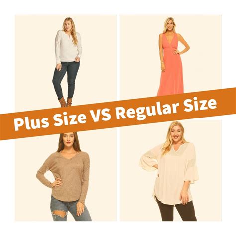 Plus sizes outfits are more than just numbers. Women of all sizes including regular size (small 