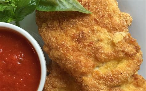 I pounded the chicken first to make sure the breast thickness was evenly distributed. Make Ahead Recipe: Parm and Cornmeal Chicken Breast - Chef ...