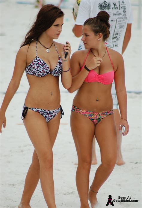 Naturist, naturistin, nudist, nudistin, teen. Memorial Day Bikini Girls Hollywood Beach Florida 2014