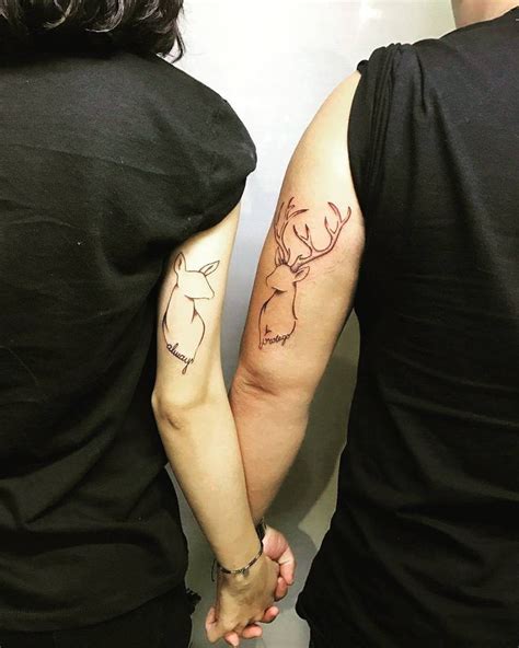Couple tattoos are permanent and eternal, symbolizing passion, commitment, loyalty, and faith. 42 best Badass Couple Tattoos images on Pinterest | Tattoo ...