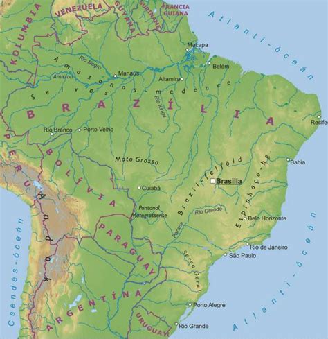 Find out information about brazilia. Brazília: Brazília Földrajza