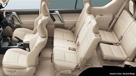From 2009, the prado is based on toyota's j150 platform. New Toyota Land Cruiser Prado Interior colors, Full variation of Seatcolours selection