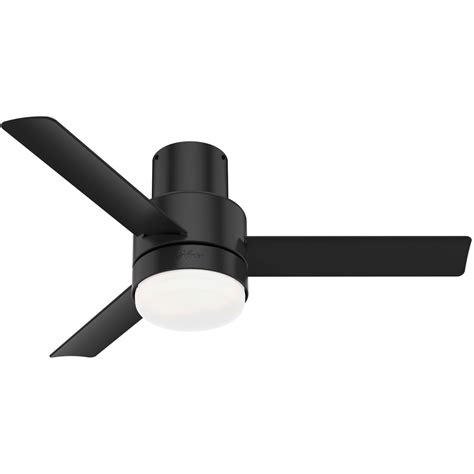 Hunter 44 inch dempsey low profile living room bedroom indoor cooling ceiling fan with 4 blades, light, and remote, white (2 pack). Hunter Fan Company 51333 Gilmour 44 inch Matte Black ...