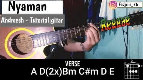 Itulah chord andmesh jangan rubah takdirku. Chord Gitar (NYAMAN - ANDMESH) ||(tutorial gitar) mudah ...