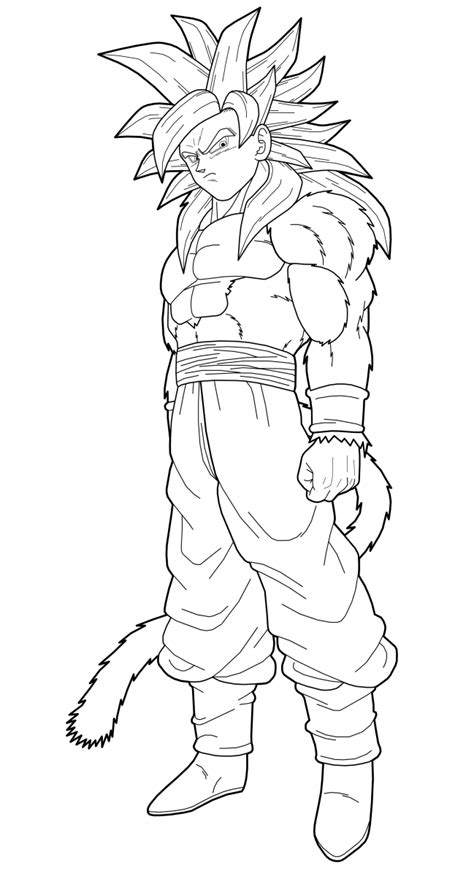 Puedes sugerir una descripción de éste álbum y publicar nuevas fotos en él. Dbz Goku Ssj4 Coloring Pages | Ssj 4, Dragon ball, Desenho