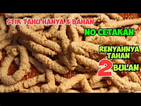 Pilih tepung yang putih dan bersih tanpa kutu. Cara dan resep stik tahu | tofu stick recipe | cemilan ...