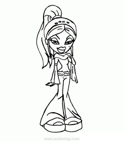 For more info on bratz go here. Bratz Coloring Pages Jade - XColorings.com