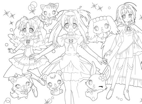 You will colour not one, but three coloring pages. 71 dibujos de Jewelpet para colorear | Oh Kids | Page 1