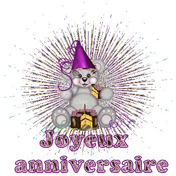 Joyeux anniversaire gif animé musique. dessins animes - Page 16