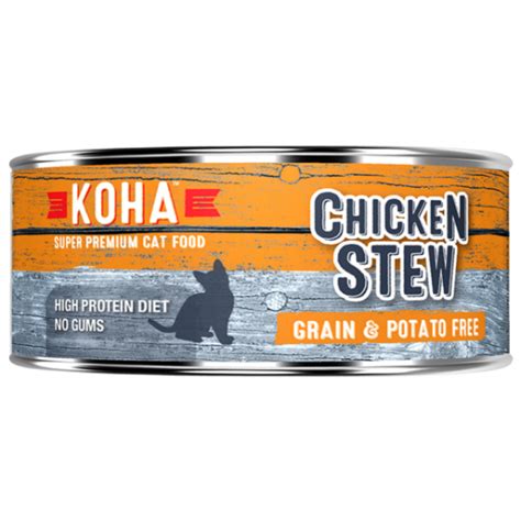 Royal canin specialises in highly tailored nutritional products for your cat or dog's needs. KOHA Chicken Stew Wet Cat Food, 5.5 oz can, case of 24 ...