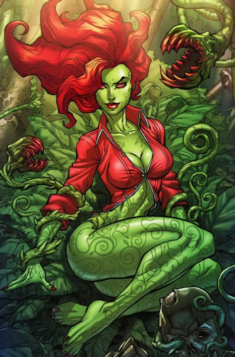 They pop up in the poison ivy leaves in the summer are green. Poison Ivy - DC CONTINUITY PROJECT