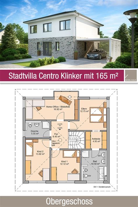 Wir kümmern uns zunächst um drei oft in der realität vorkommende körper: Stadtvilla Centro Klinker von Kern-Haus | inkl ...